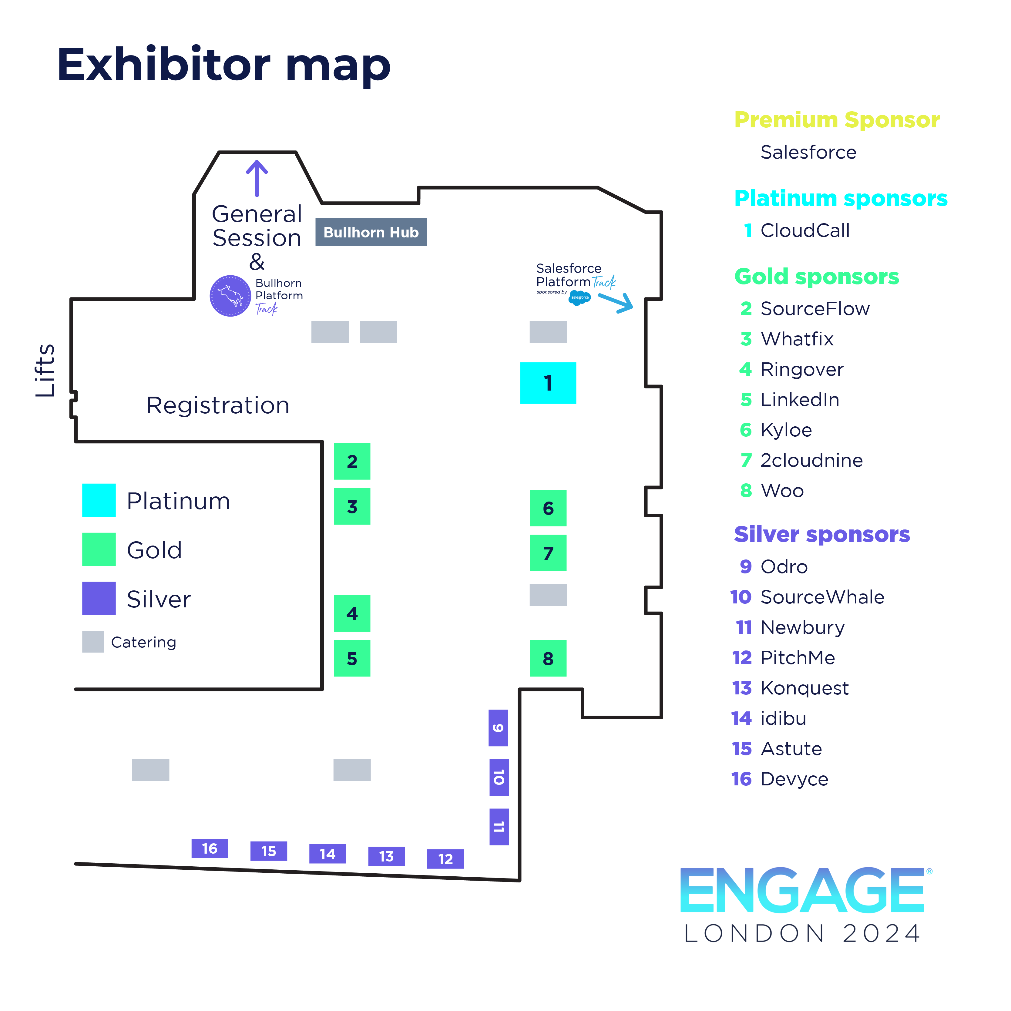 Exhibitor map